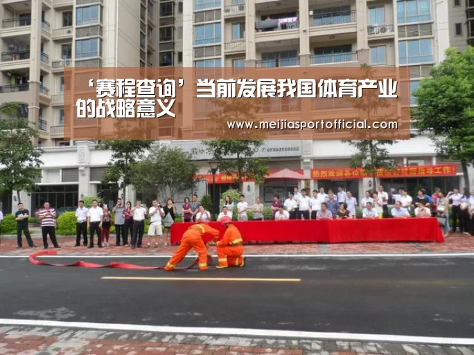 ‘赛程查询’当前发展我国体育产业的战略意义(图3) 焦点比赛